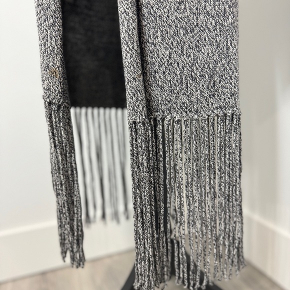 W By Worth Heather Long Sleeve Front Open 100% Wool Cardigan with Pockets (P) - Picture 3 of 9